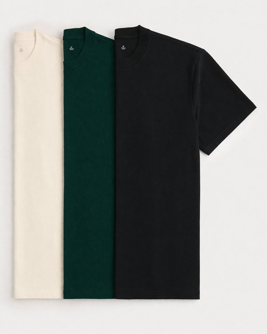 Three Pack De Camisetas Con Verde