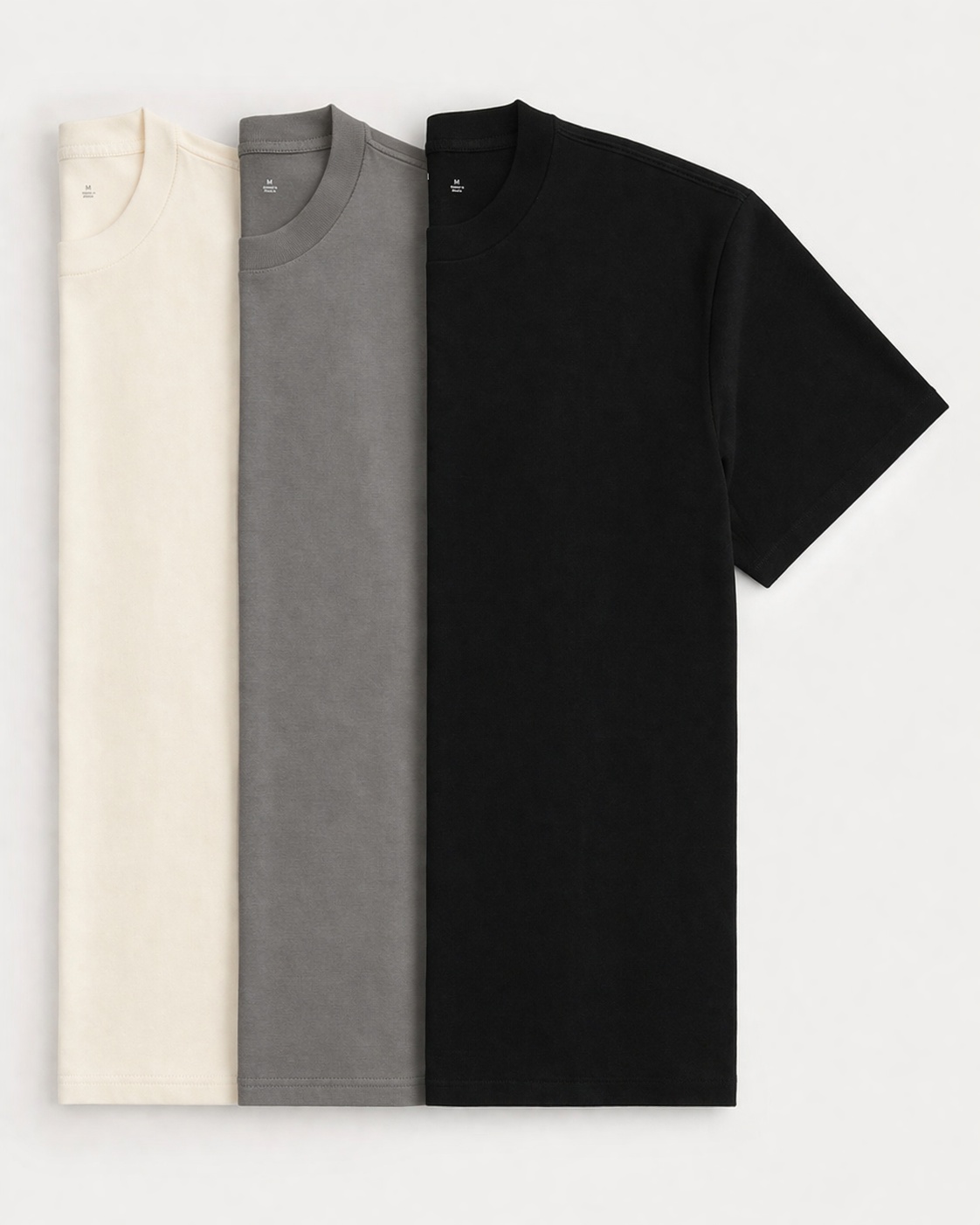 Three Pack De Camisetas Con Gris