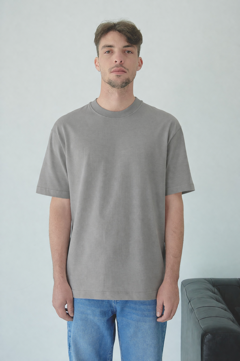 Three Pack De Camisetas Con Gris