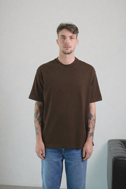 Camiseta Básica Café